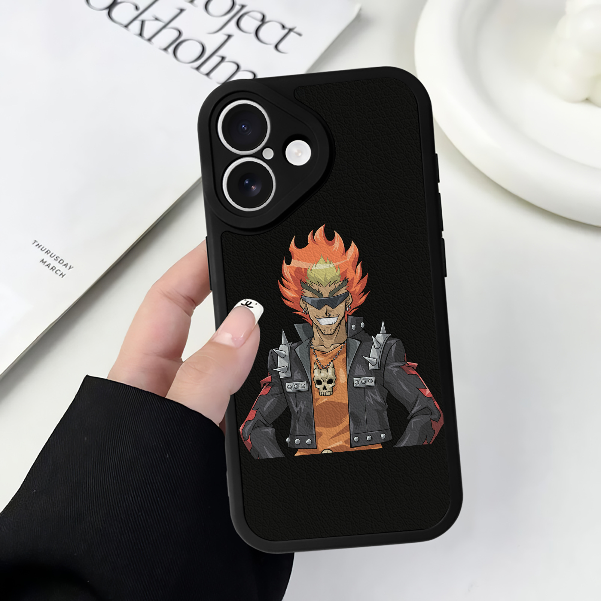 遊☆戯☆王 Yu-Gi-Oh! 【iPhone 16シリーズ対応】シリコンスマホケース（レザー調） 材質：シリコン